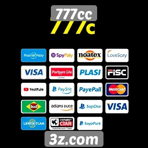 Plataforma 777cc e suas opções de pagamento